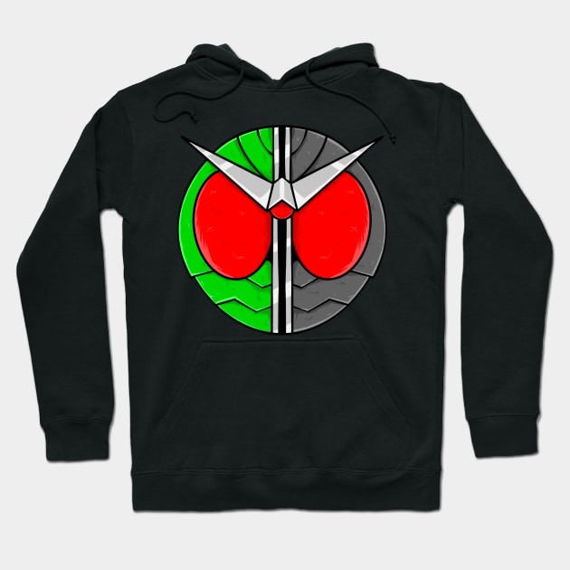 Kamen rider w Hoodie by Amartwork